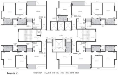 Project Image of 860.25 - 917.09 Sq.ft 3 BHK Apartment for buy in Tata Serein Phase 1