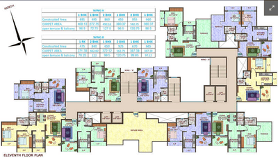 Project Image of 271.0 - 573.0 Sq.ft 1 RK Apartment for buy in Amar Nana Vishnu Heights