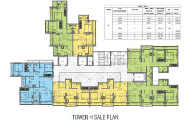 Project Image of 379.39 - 713.83 Sq.ft 1 BHK Apartment for buy in JSB Nakshatra Veda