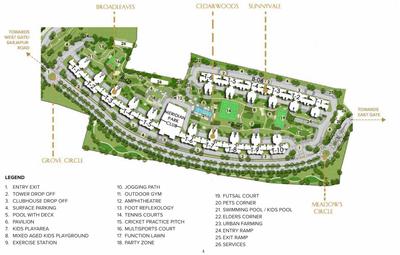 Project Image of 1245.0 - 1865.0 Sq.ft 2 BHK Apartment for buy in Prestige Meridian Park Phase 3