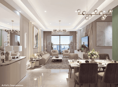 Project Image of 990.0 - 1265.0 Sq.ft 2.5 BHK Apartment for buy in Jasmin Platinum Solitaire