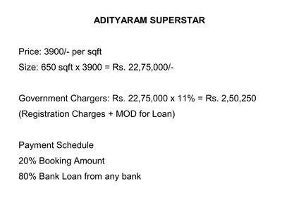 Project Image of 555.0 - 5000.0 Sq.ft Residential Plot Plot for buy in Adityaram Super Star Phase 2