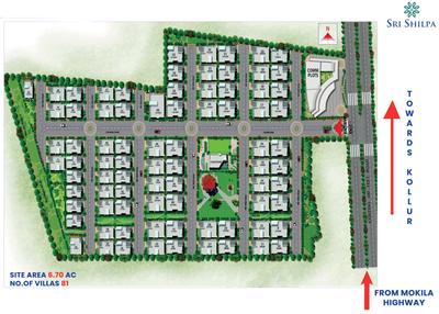 Project Image of 2600.0 - 4005.0 Sq.ft 4 BHK Villa for buy in GSR Sri Shilpa