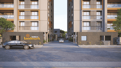 Project Image of 0.0 - 2736.0 Sq.ft 3 BHK Apartment for buy in Shreeji Landmark