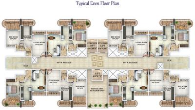 Project Image of 381.15 - 500.19 Sq.ft 1 BHK Apartment for buy in Parijas Zenith