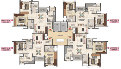 Project Image of 1047.0 - 1729.0 Sq.ft 2 BHK Apartment for buy in Prestige Boulevard