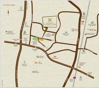 Project Image of 554.0 - 921.0 Sq.ft 2 BHK Apartment for buy in Vighnavinashanaya Fortune Venetian