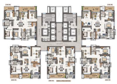 Project Image of 3390.0 - 4825.0 Sq.ft 3.5 BHK Apartment for buy in The Cascades Neopolis