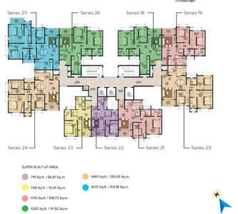 Project Image of 719.0 - 2437.0 Sq.ft 1 BHK Apartment for buy in Brigade Buena Vista