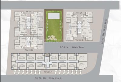 Project Image of 2050.0 - 2300.0 Sq.ft 3 BHK Apartment for buy in Ashwamegh Avenue