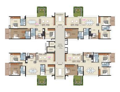 Project Image of 1860.0 - 2890.0 Sq.ft 3 BHK Apartment for buy in RG Orchids Gardenia