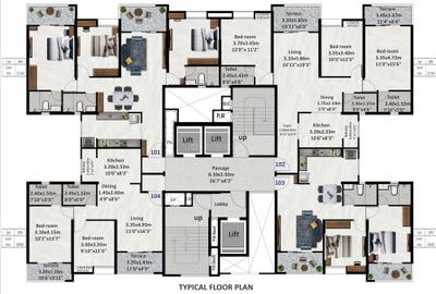 Project Image of 823.0 - 2056.0 Sq.ft 2 BHK Apartment for buy in Nyati Equinox I