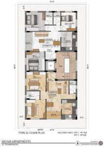 Project Image of 835.0 - 1040.0 Sq.ft 2 BHK Apartment for buy in Corner House