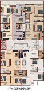 Project Image of 900.0 - 1400.0 Sq.ft 2 BHK Apartment for buy in Inspire Bharat Apartment