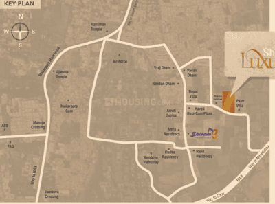 Project Image of 1066.81 - 1100.83 Sq.ft 3 BHK Bungalow for buy in Shiv Shivam Luxuria