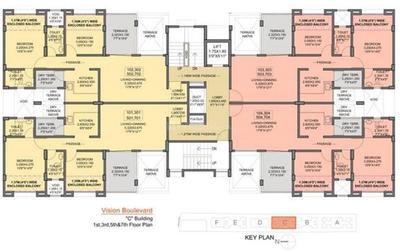 Project Image of 596.0 - 633.0 Sq.ft 2 BHK Apartment for buy in Siddhivinayak Vision Boulevard Phase I
