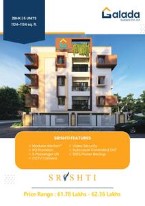 Project Image of 1124.0 - 1134.0 Sq.ft 2 BHK Apartment for buy in Srishti By Galada Builders