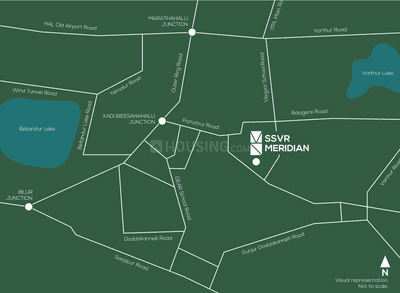 Project Image of 1430.0 - 1690.0 Sq.ft 3 BHK Apartment for buy in SSVR Meridian