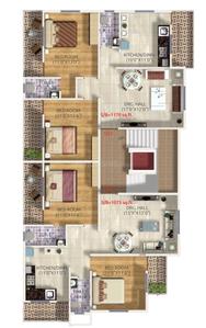 Project Image of 576.41 - 600.63 Sq.ft 2 BHK Apartment for buy in Shiv Chhatrapat Lichi Residency