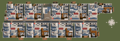 Project Image of 1104.0 - 1409.0 Sq.ft 2 BHK Apartment for buy in Ashraya Meadows