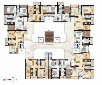 Project Image of 435.0 - 663.0 Sq.ft 1 BHK Apartment for buy in Karda Hari Krishna Phase IV