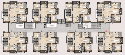 Project Image of 1280.0 - 2410.0 Sq.ft 2 BHK Apartment for buy in The Tamarind