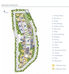 Project Image of 1020.0 - 1090.0 Sq.ft 1 BHK Apartment for buy in Brigade Orchards Parkside