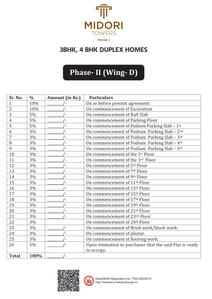 Project Image of 779.0 - 2014.0 Sq.ft 2 BHK Apartment for buy in Midori Towers