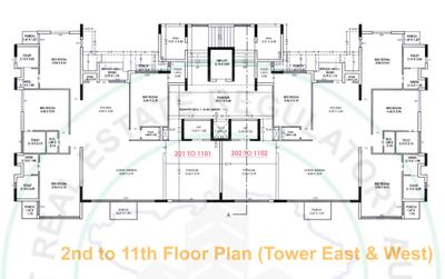 Project Image of 1133.44 - 2273.12 Sq.ft 2 BHK Apartment for buy in Raghunath The Presidential
