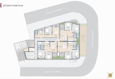 Swastik Complex A Cluster Plan for 2nd Floor 1