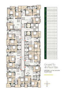 Project Image of 1076.05 - 1701.49 Sq.ft 2 BHK Apartment for buy in MBG Eco Park Avenue