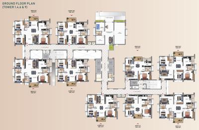 Project Image of 1253.0 - 1840.0 Sq.ft 2 BHK Apartment for buy in My Home Tridasa Tower 1 To 9