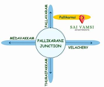 Sai Vamsi Apartment Location Plan 1
