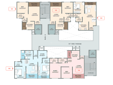 Project Image of 457.0 - 798.0 Sq.ft 1 BHK Apartment for buy in Adhya Radha Krishna