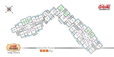 Project Image of 403.0 - 631.41 Sq.ft 1 BHK Apartment for buy in Ostwal Paradise Phase 2