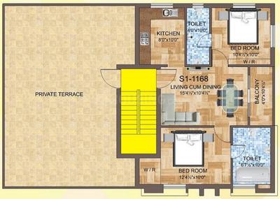 Project Image of 923.0 - 2061.0 Sq.ft 2 BHK Apartment for buy in Vishnu Lotus