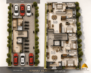 Project Image of 0.0 - 970.0 Sq.ft 2 BHK Apartment for buy in BEAVERS SUNDARA VILAS