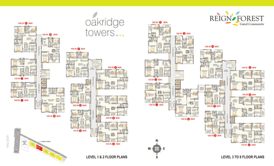 Project Image of 970.0 - 1740.0 Sq.ft 2 BHK Apartment for buy in Omcon Reign Forest