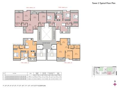Project Image of 694.06 - 960.58 Sq.ft 2 BHK Apartment for buy in Kohinoor Viva Pixel