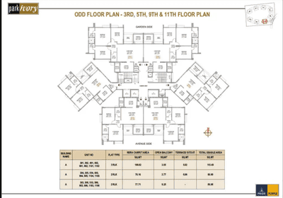 Project Image of 828.62 - 1253.26 Sq.ft 2 BHK Apartment for buy in Pride Purple Park Ivory