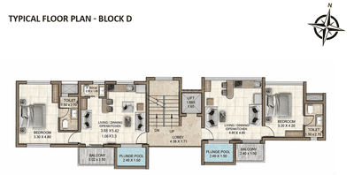 Project Image of 770.7 - 2253.44 Sq.ft 1 BHK Apartment for buy in Umiya Brick Lane