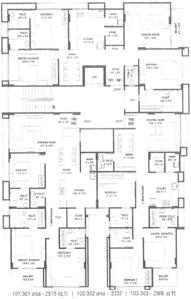 Project Image of 1169.0 - 1345.0 Sq.ft 3 BHK Apartment for buy in J K H Realty 942 The Address