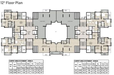 Project Image of 629.0 - 644.0 Sq.ft 2 BHK Apartment for buy in Millennium Aqua