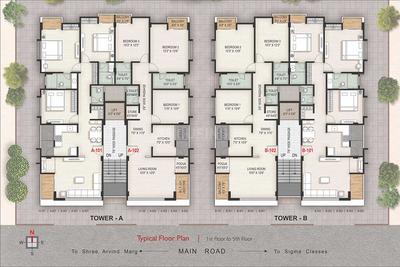 Project Image of 0.0 - 741.85 Sq.ft 3 BHK Apartment for buy in Shri Ram Kunj 3