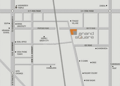 Project Image of 1125 Sq.ft 2 BHK Apartment / Flat for sale in Tragad for Rs. 4500000