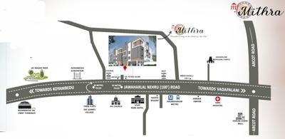 Project Image of 1081.0 - 1751.0 Sq.ft 3 BHK Apartment for buy in MF Mithra