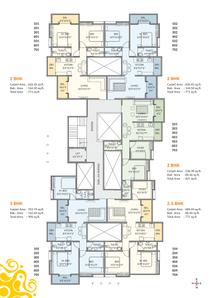 Project Image of 536.47 - 626.67 Sq.ft 2 BHK Apartment for buy in Samruddhee Sunview CHSL