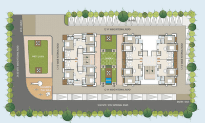 Project Image of 694.0 - 911.0 Sq.ft 2 BHK Apartment for buy in Anand Orchid Vivanta