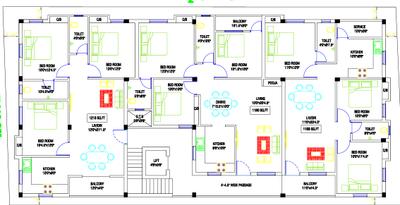 Project Image of 1180.0 - 1668.0 Sq.ft 3 BHK Apartment for buy in Vardharajan Rajan Flats