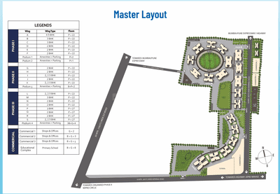 Project Image of 663.0 - 858.0 Sq.ft 2 BHK Apartment for buy in Pharande Puneville Phase III Cluster C